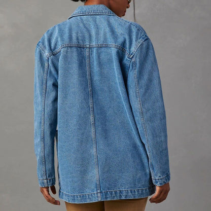 Washed Blue Denim Women's Jacket