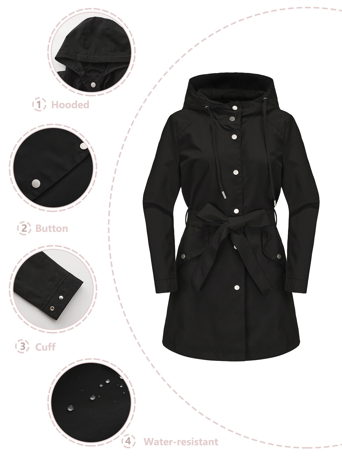 Hooded Waterproof Coat