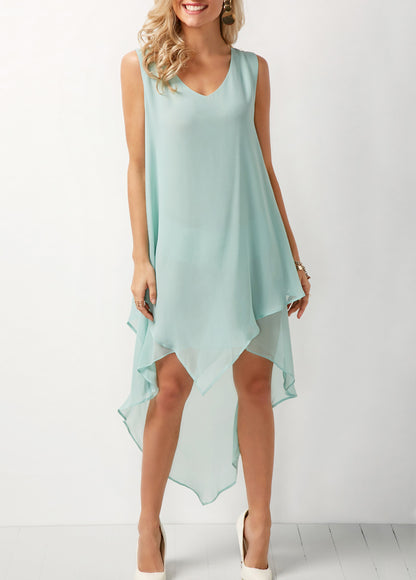 Irregular Chiffon Dress