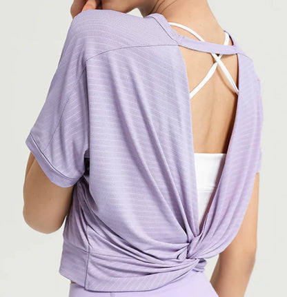 Backless Yoga Top