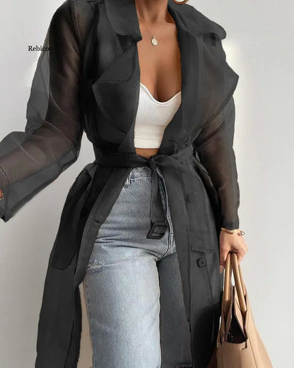 Sheer Cover Up Jacket