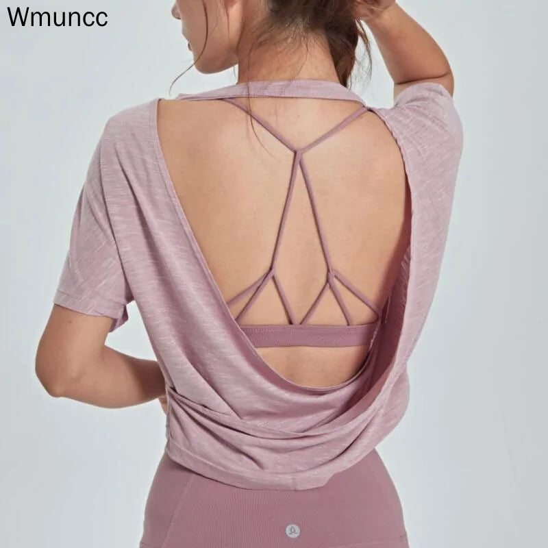 Backless Yoga Top