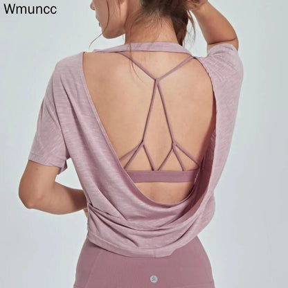 Backless Yoga Top