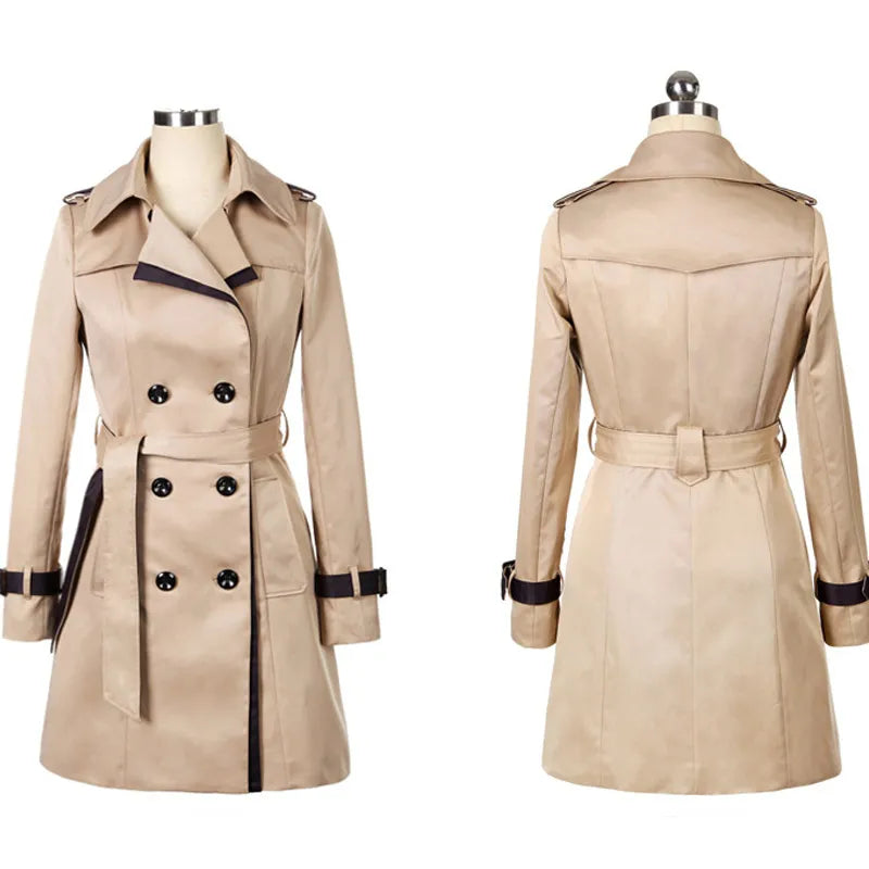 Double-Breasted Trench Coat