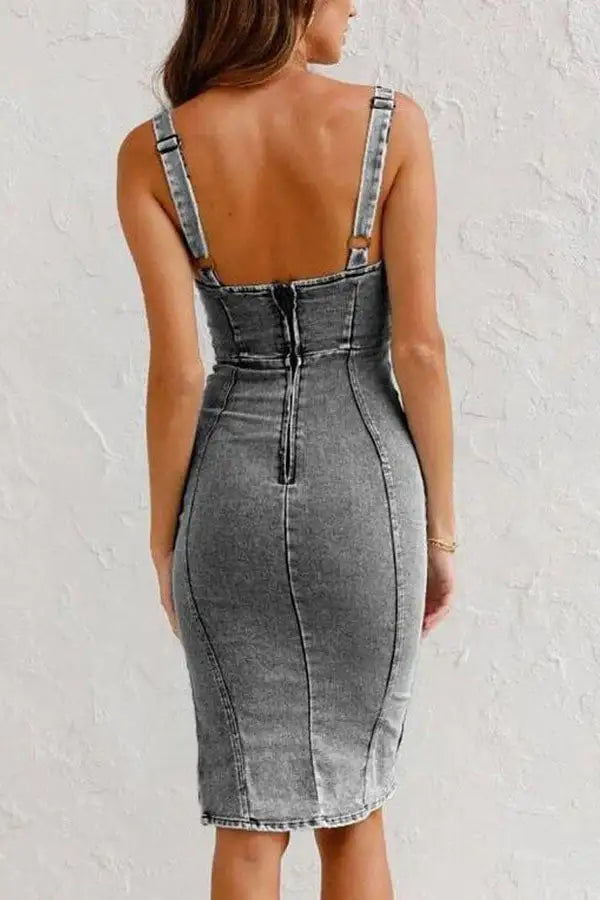 Denim Bodycon Dress