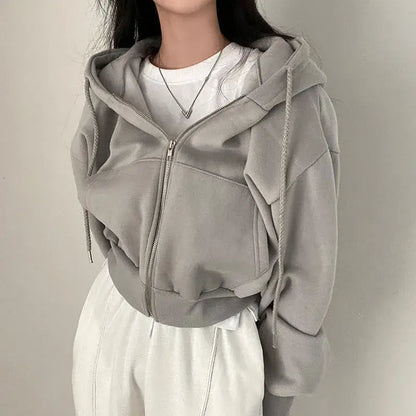 Oversize Zip Up Hoodie