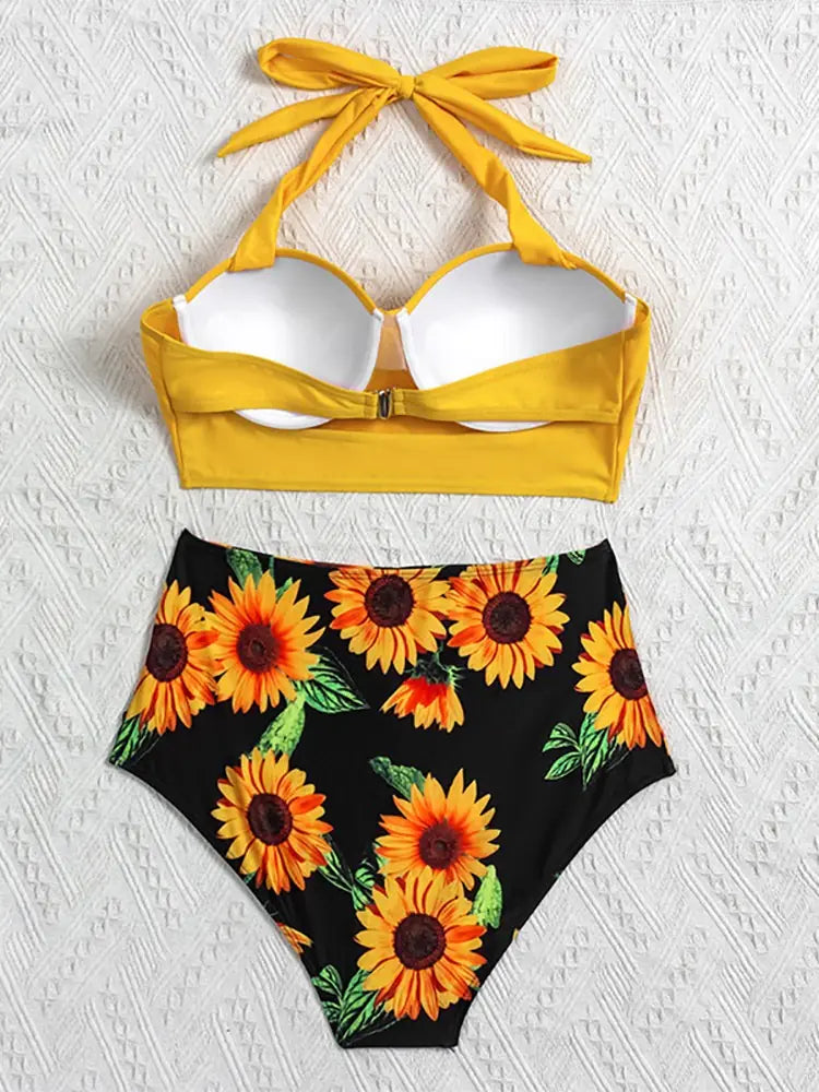 Vintage Floral Swimwear