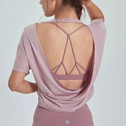 Backless Yoga Top