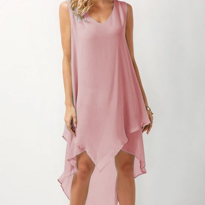 Irregular Chiffon Dress