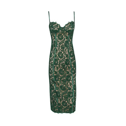 Emerald Lace Dress