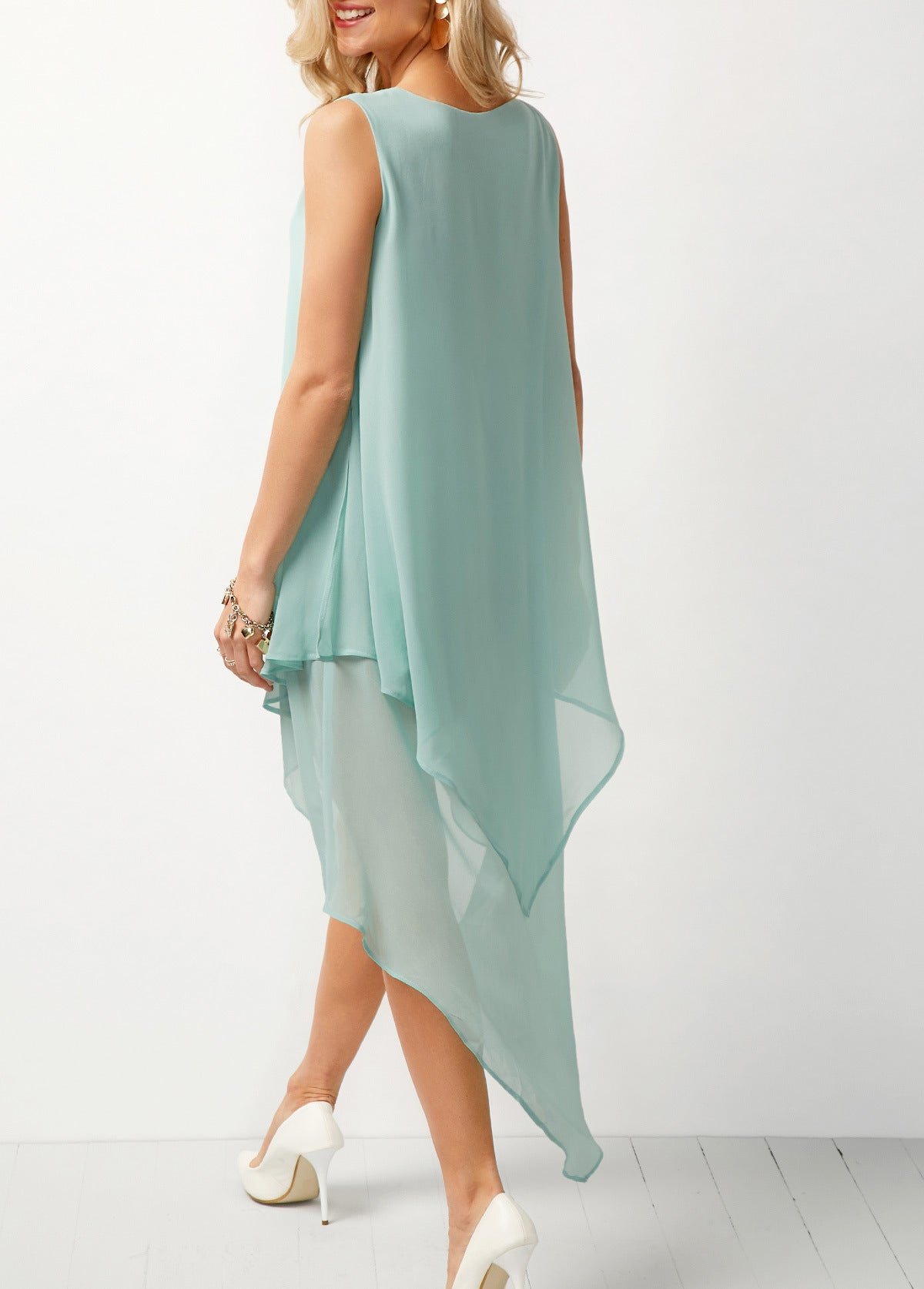 Irregular Chiffon Dress