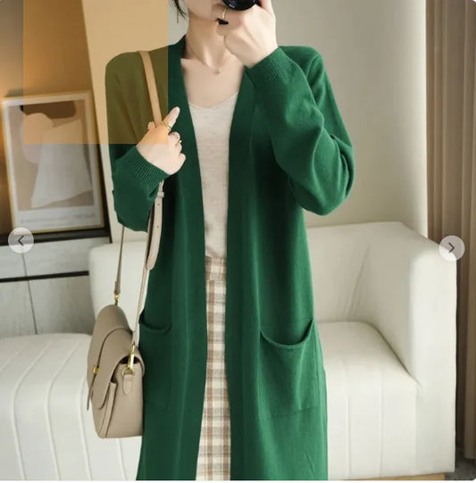 Long Knitted Cardigan